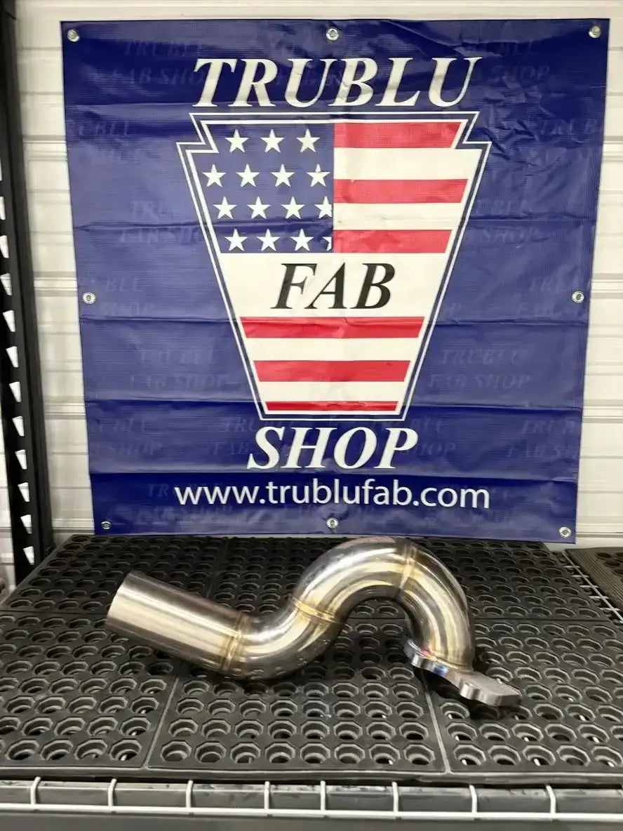 94 - 02 Cummins stock turbo hood stack kit - TRUBLU FAB SHOP
