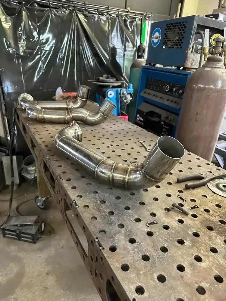 99 - 03 7.3 Powerstroke Hood Stack - TRUBLU FAB SHOP