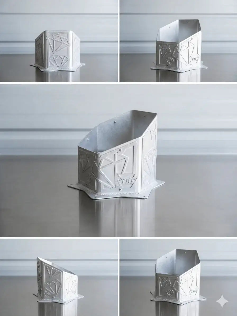 Diamond - Edition CNC Aluminum Hoodstack Tip - TRUBLU FAB SHOP