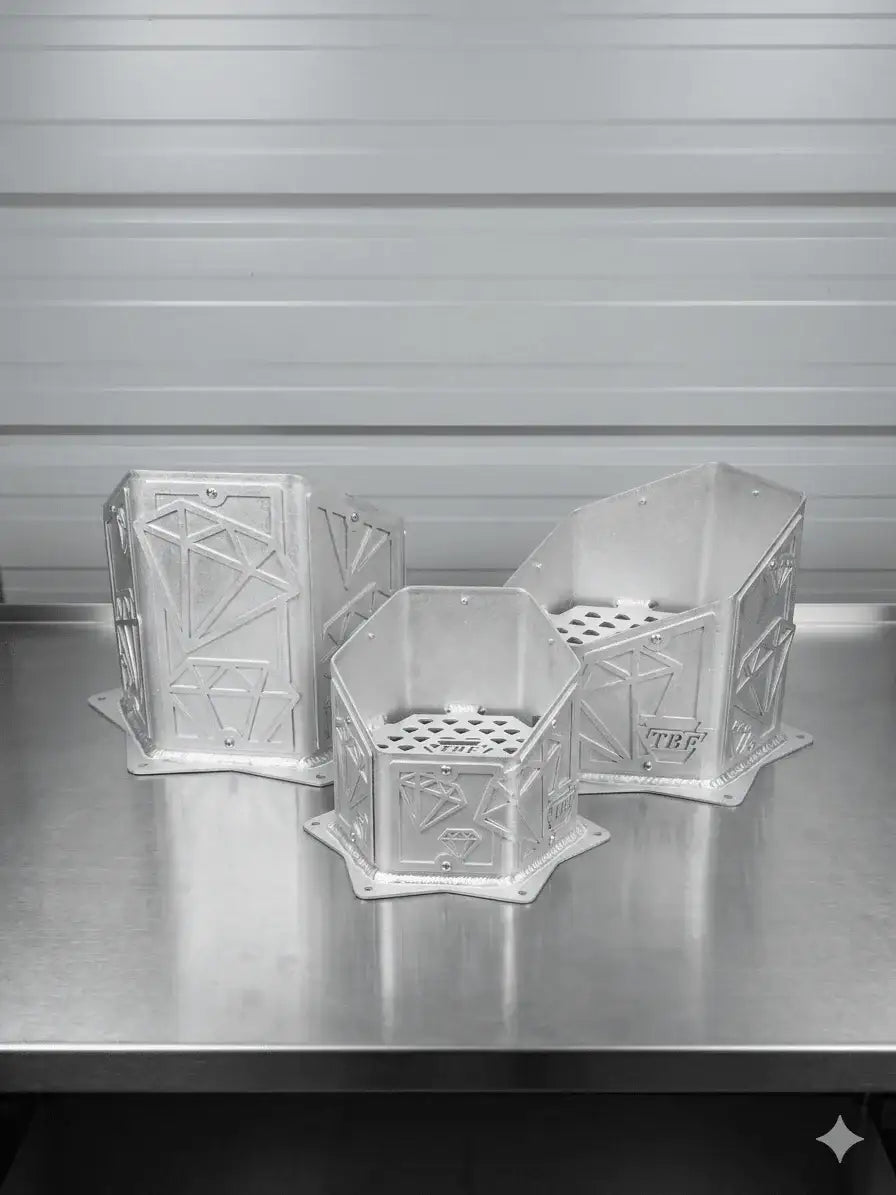 Diamond - Edition CNC Aluminum Hoodstack Tip - TRUBLU FAB SHOP