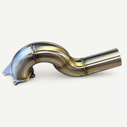 TIG-welded 304 stainless hood stack pipe for 12-valve and 24-valve Cummins