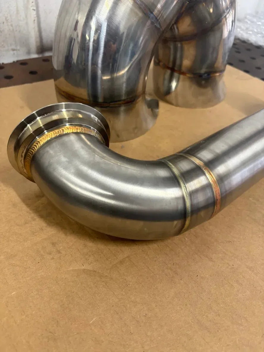 6.0 Powerstroke Hood Stack Pipe - TRUBLU FAB SHOP