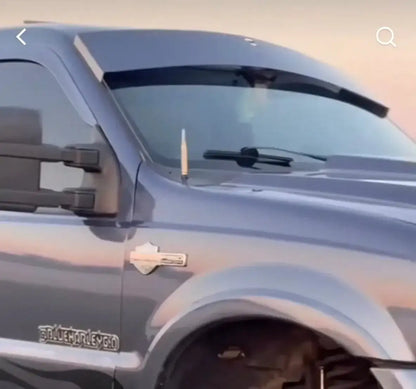 99 - 16 Superduty Drop Visor - TRUBLU FAB SHOP