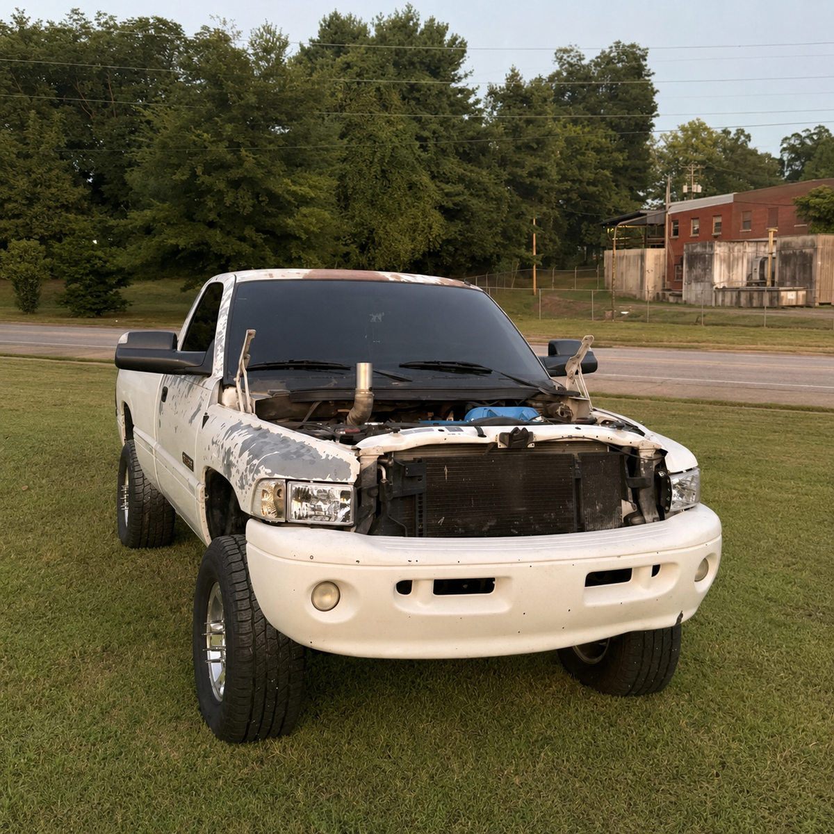 94–02 Dodge Ram Cummins Hood Stack Kit – 3" Stainless