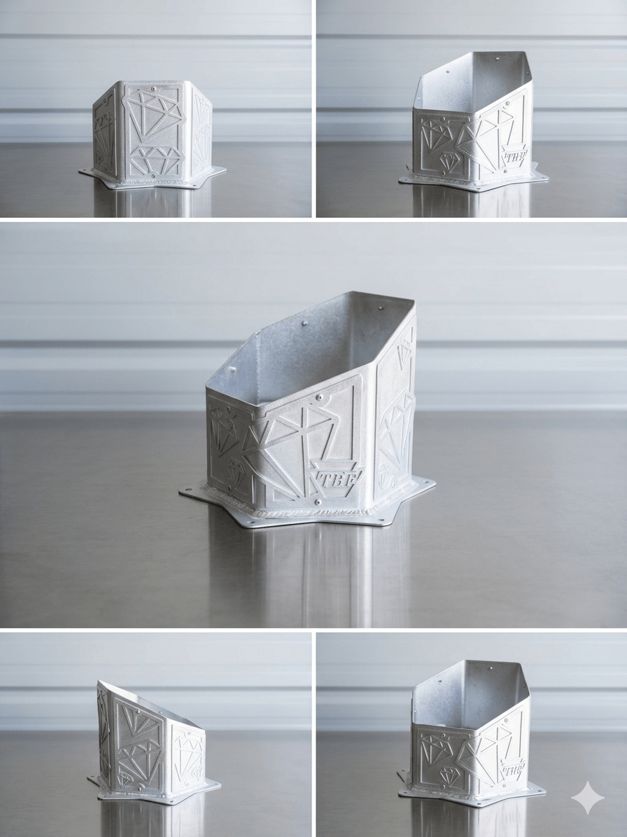 Diamond - Edition CNC Aluminum Hoodstack Tip - TRUBLU FAB SHOP