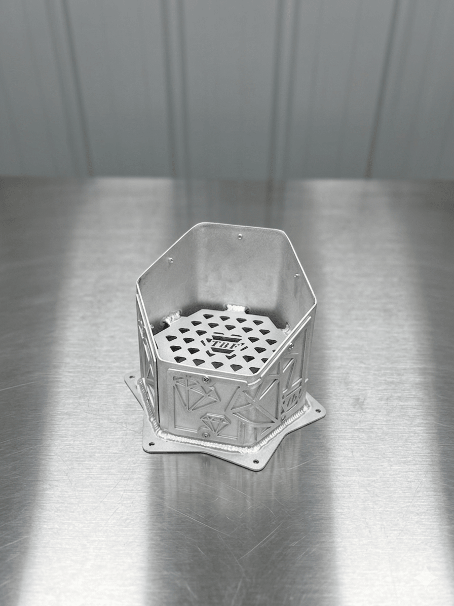 Diamond - Edition CNC Aluminum Hoodstack Tip - TRUBLU FAB SHOP