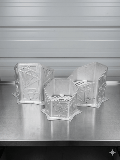 Diamond - Edition CNC Aluminum Hoodstack Tip - TRUBLU FAB SHOP
