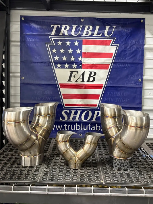 Dual horizontal teardrop tip - TRUBLU FAB SHOP