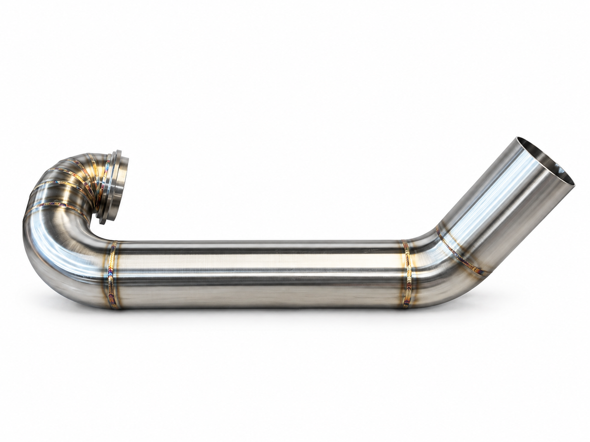 2011–2016 LML Duramax 3-inch stainless hood stack kit, full profile